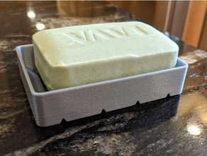 no nonsense soap dish household bathroom kitchen 3d print model - Mito3D