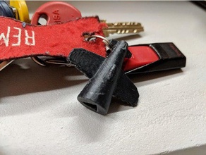 airplane triangle key opener 10mm hand tools acrobatic aeroplane diy keychain keyring 3d print model - Mito3D