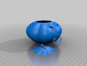 citrouille bougie led-48mm hallowen 3d print model - Mito3D