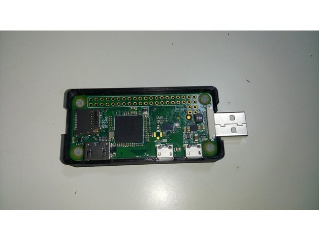 raspberry pi zero dongle caso diy zeri usb 3D print model - Mito3D