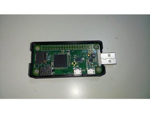 raspberry pi zero dongle case diy zeri usb 3d print model - Mito3D