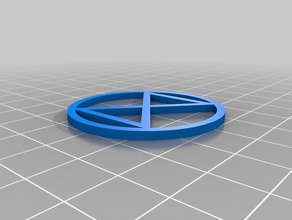 estinzione-simbolo di ribellione 3d print model - Mito3D