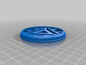 arc reactor-cookie-cutter Küche Essen cookiecutter iron man 3d print model - Mito3D
