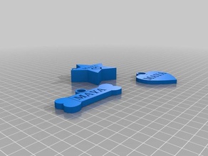 maya placa perruna 3d impressão 3d print model - Mito3D