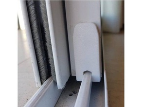 sliding door guide guard cover replacement parts insulation picatinny rail window vam 3d print model - Mito3D