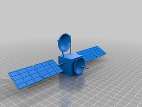 satellite 3d l'impression 3d print model - Mito3D