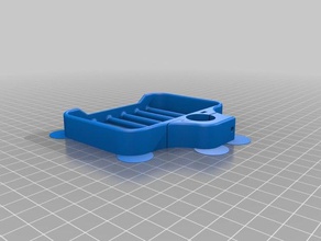 soap-Unterstützung 18mm Stange Bad Seifenschale Seifenablage 3d print model - Mito3D