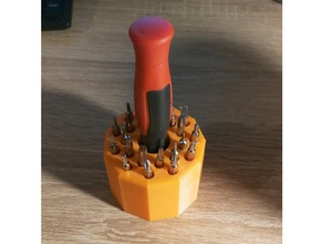 screwdriver stand tool holders boxes kaufland holder 3d print model - Mito3D