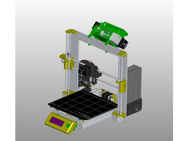 prusa i3 hoş bir özellik mmu2step parça montaj dosyaları 3d yazıcılar 3D print model - Mito3D