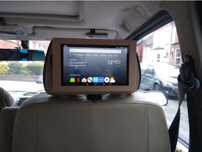 fire hd 8 car mount tablet 3d print model - Mito3D