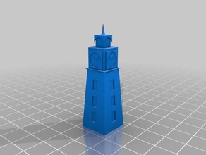 bits pilani clock tower buildings structures 3d print model - Mito3D