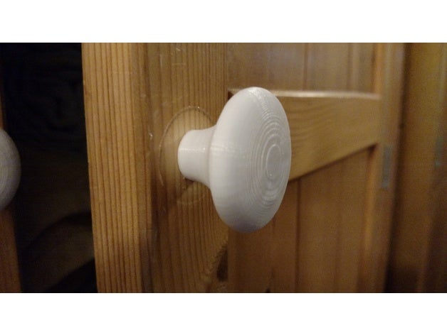 cabinet knob nut decor handle pull drawer nsfw 3D print model - Mito3D