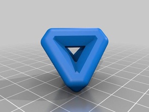 tetrahedral tetrahedron math art 3d print model - Mito3D