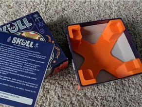 skull game organizer de-rattler toy & accessories 3d print model - Mito3D