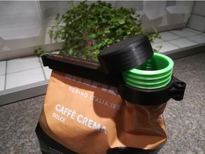 clip de sac bouchon à vis 3d l'impression la charnière cuisine pla 3d print model - Mito3D