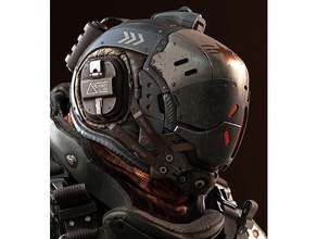 titanfall kanes Helm 3d drucken 3d print model - Mito3D