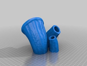 trumpethorn art odieux 3d print model - Mito3D