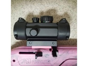 picatinny rail adapter remix sport all'aperto pistola di bb gun scope mount 3d print model - Mito3D
