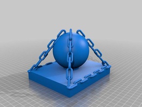 a tortura, cadeia de caixa 3d impressão testes bola tortura teste 3d print model - Mito3D