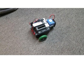vex chassis bot 3d printing cortex car education 3d print model - Mito3D