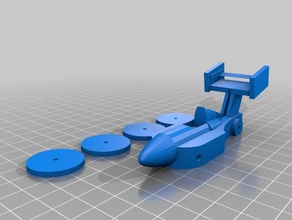 Zahnstocher racer hobby pinewood-derby Rennwagen Spielzeug 3d print model - Mito3D