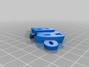 abe obesek Schlüsselanhänger angepasst 3d print model - Mito3D