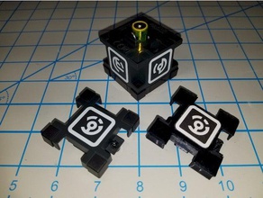 Vektor-cube-Batterie-Kappe - Spielzeug Spiel Zubehör anki 3d print model - Mito3D