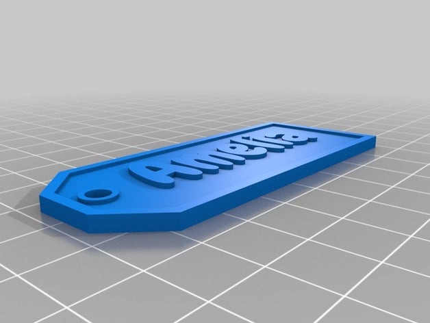 amelia tag signs logos customized 3D print model - Mito3D