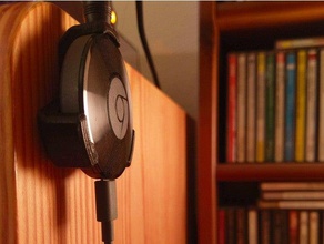 montaggio a parete chromecast-audio gadget chromecast audio google di casa 3d print model - Mito3D