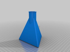 triangolare bottiglia di pozione i contenitori cosplay stamina 3d print model - Mito3D