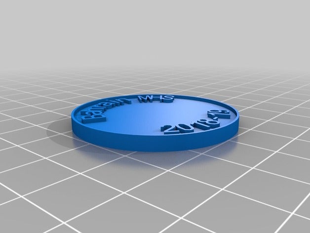 bhs moeda moedas emblemas personalizado 3D print model - Mito3D