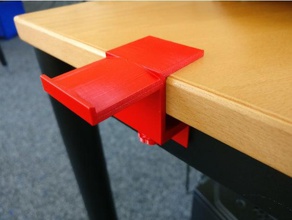 cuffie titolare stretta tavolo scrivania organizzazione beats audio la gestione dei cavi facile easy print le supporto per gancio sennheiser utile 3d print model - Mito3D