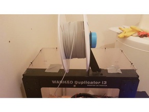 spoolstand wanhaho 3d la stampante accessori porta bobina wanhao duplicatore i3 3d print model - Mito3D