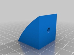 3030 90 degré non à onglet support le bricolage extrusion 3d print model - Mito3D