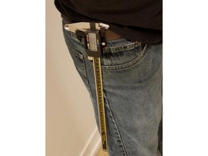 caliper holster holder belt clip mount tool holders boxes attachement measure measuring 3d print model - Mito3D