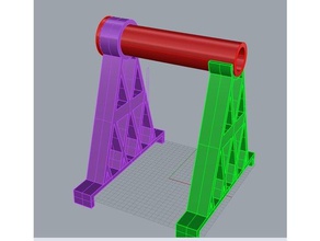 porta filamento alfawise sub-20 soporte de bobina 3d la impresora accesorios 3d print model - Mito3D
