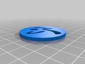 zumba logotipo keychain chaveiros 3d print model - Mito3D
