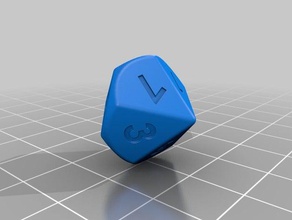 10 sided dice 3d printing 3d print model - Mito3D