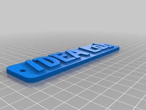 idea lab keychain keychains customized 3d print model - Mito3D
