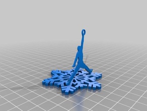 pickle snowflake- burke 3d printing 3d print model - Mito3D
