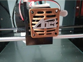 anet a6 fan grill logo rejilla con 3d printer accessories ventilador 3d print model - Mito3D
