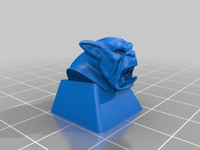 orc keycap 3d printing keyboard mechanical 3d print model - Mito3D