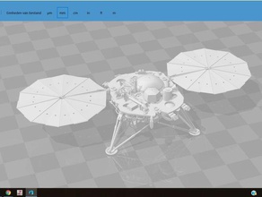 nasa-modelo insight mars lander exploraciones réplicas 3d print model - Mito3D