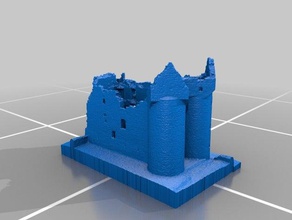 château de monea co fermanagh nireland des bâtiments les structures l'histoire la photogrammétrie 3d print model - Mito3D