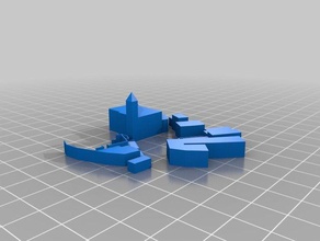 la piazza di bagnaria 3d impresión de arquitectura arte 3d print model - Mito3D