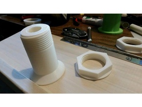 geeetech i3 spool espaçador 3d impressão filamento de titular geetech pro 3d print model - Mito3D