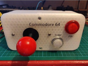 commodore 64 joystick electrónica 3d print model - Mito3D