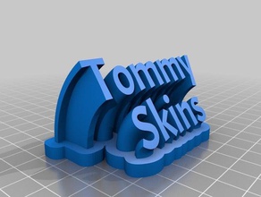 tommyskinswithbase office customized 3d print model - Mito3D