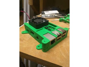 özelleştirilebilir ahududu 3+b+ vaka pi araçlar customizer raspberry 3 artı durumunda durumda rpi3 3d print model - Mito3D