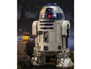 r2d2 night light model robots droid droids star wars 3d print model - Mito3D